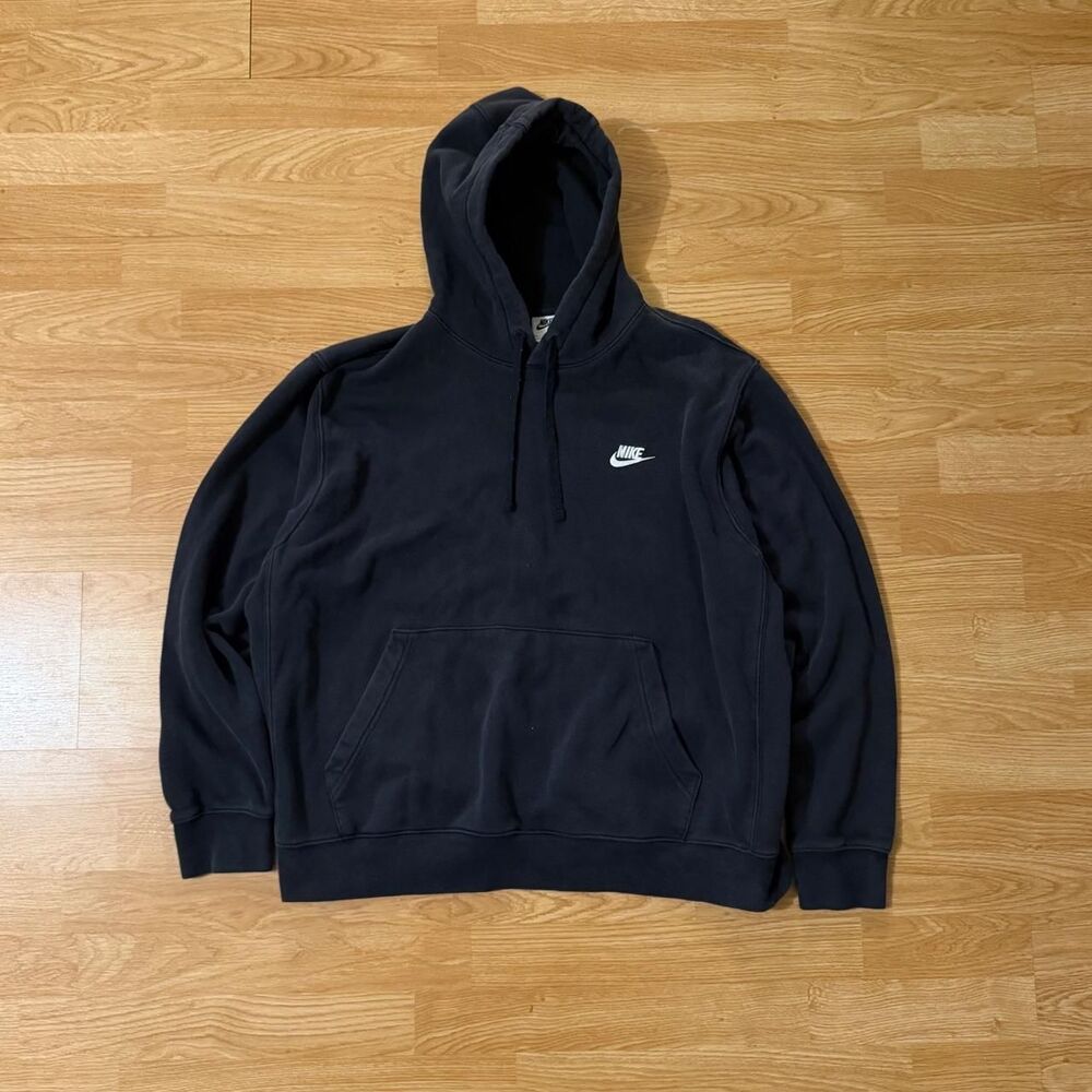 Nike Men's Black and Navy Hoodie